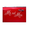 Sticker voiture 'Mr. and Mrs.'