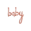 Folienballon 'Baby' - roségold