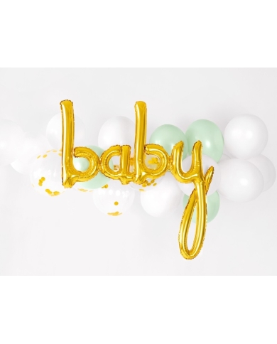 Folienballon 'Baby' - gold