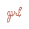 Ballons lettres 'Girl' - rose gold