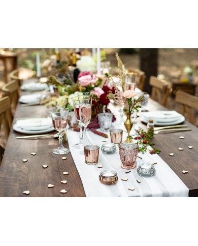 4 Photophore 'Vintage' - rose gold