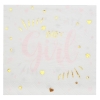 Servietten 'Baby Girl' (20 Stück)