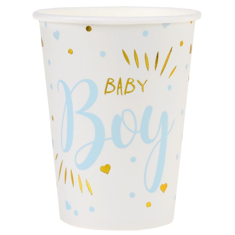 Gobelets carton Oh baby - Table baby shower, gender reveal