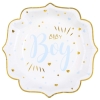 Pappteller 'Baby Boy' (10 Stück)