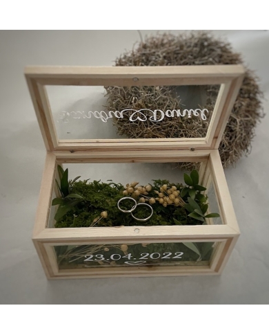 Personalisierte Ringbox aus Holz - The-Weddingshop