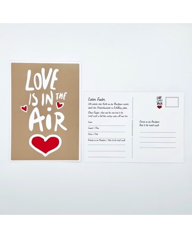 25 cartes pour ballons 'Loves is in the air' - The-Weddingshop