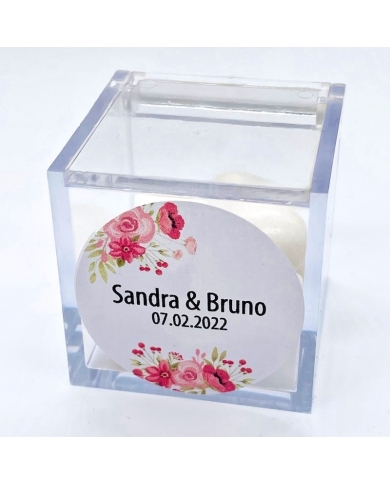 Autocollant personnalisé 'Fleurs'