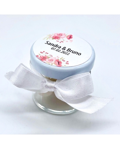 Miniglas personalisiert 'Blumen'