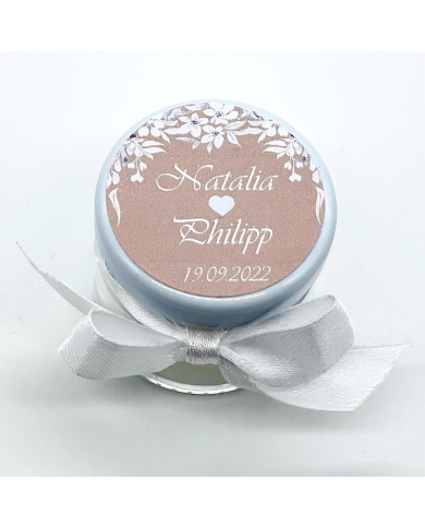 Pot à dragées personnalisé 'Vintage'