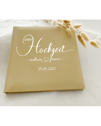 Gästebuch personalisiert 'Unsere Hochzeit' - The-Weddingshop