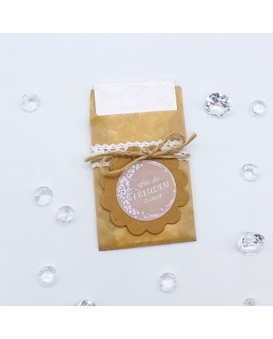 Aufkleber 'Für Deine Freudentränen - Vintage' - deutsch