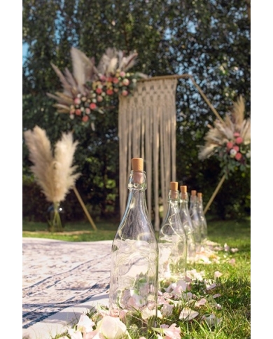 LED-Leuchten mit Flaschenkorken (warmweiss)