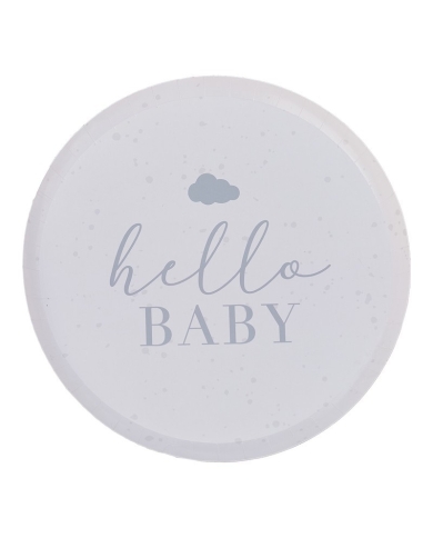 8 Assiettes 'Hello Baby'