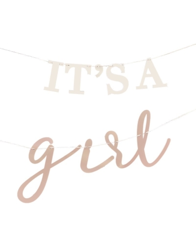 Guirlande 'It's a girl'
