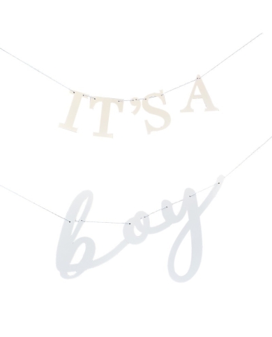 Guirlande 'It's a boy'
