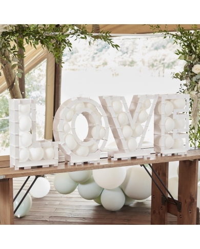 Support de Ballon Mosaïque 'Love' - The-Weddingshop