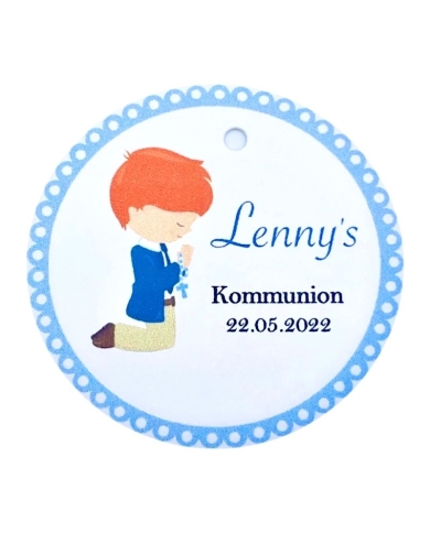 Anhänger personalisiert 'Junge Rot'