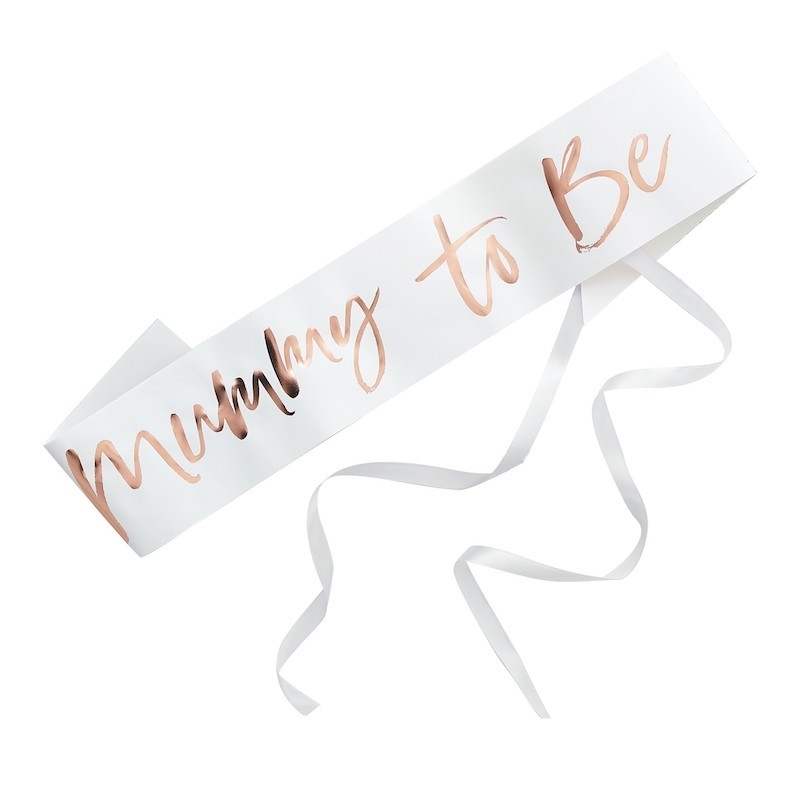 Babyparty - Schärpe Mummy to be - the-Weddingshop.ch
