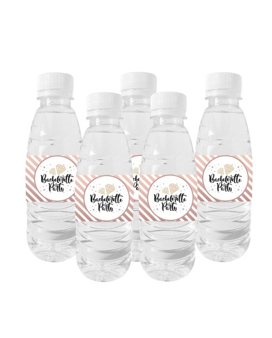 Étiquettes de bouteilles d'eau 'Bachelorette Party'
