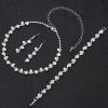 Bijoux de mariée ♥  Set de bijoux 'Strass & perles' (3 pcs.)  ♥ The-Weddingshop.ch
