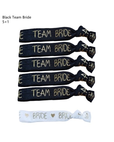 EVJF ♥ Bracelets 'Team Bride' ♥ the-weddingshop.ch