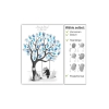 Fingerprint-Poster 'Wedding Tree mit Brautpaar'