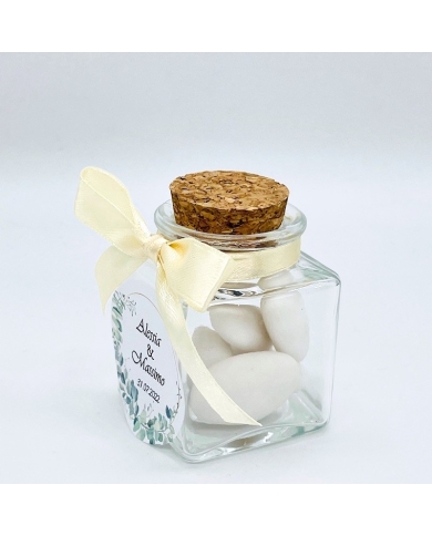 Korkenglas personalisiert 'Eucalyptus