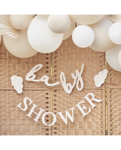 Guirlande 'Baby Shower - nuage'