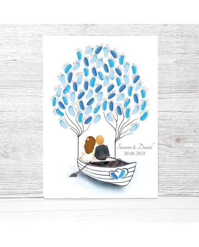 Fingerprint-Poster 'Boot'