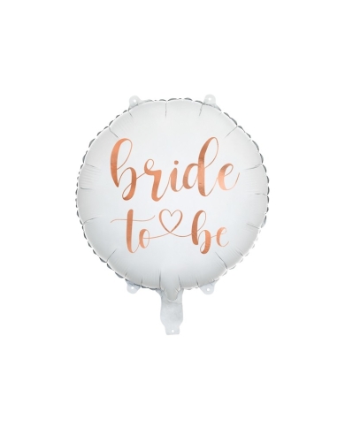 Ballon Aluminium 'Bride to be' - roségold