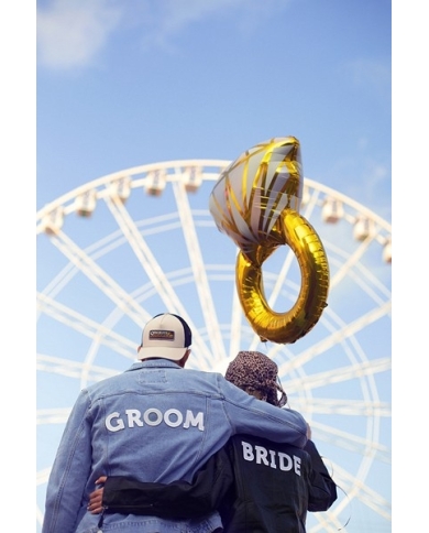 Folienballon 'Diamantring'