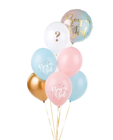 Ballon 'Boy ou Girl' ( 6 pièces)