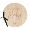 Livre d'or 'Hey Baby' - bois