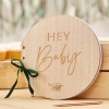 Livre d'or 'Hey Baby' - bois