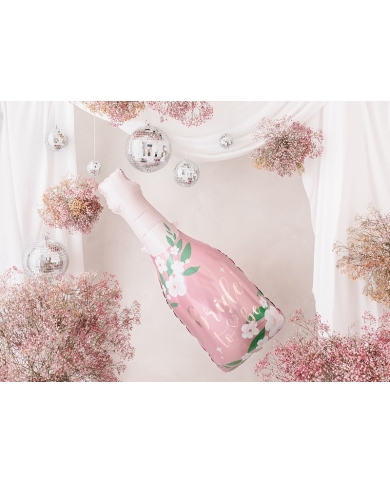 Ballon alu Bouteille de champagne 'Bride to be'