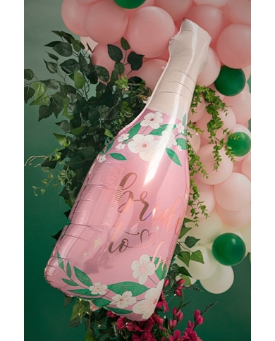 Folienballon Champagnerflasche 'Bride to be'