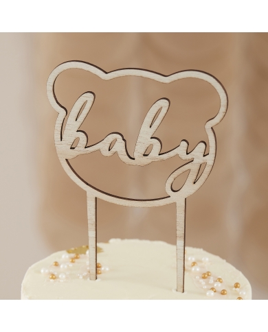 Cake Topper 'Teddy Bear' bois