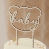 Cake Topper 'Teddybär' - Holz