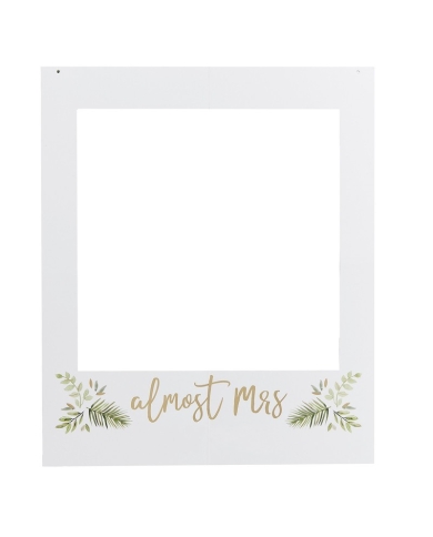 Cadre Photobooth 'Almost Mrs' personnalisable - The-Weddingshop