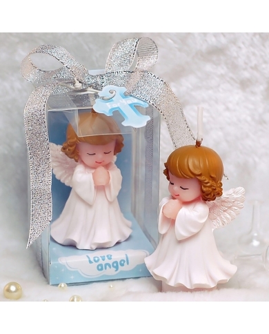 Cadeau invité  ♥ Bougie 'Ange' - Fille ♥ the-Weddingshop.ch