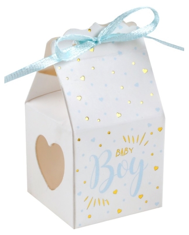 Boîtes à dragées 'Baby Boy' - The-Weddingshop