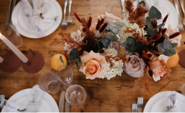 Wunderschöne Ideen für die Tischdeko zur Hochzeit!